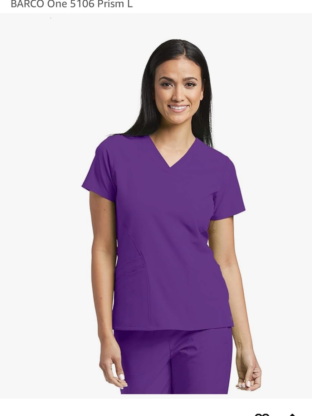 Women’s Barco One V- Neck Scrub Top — color prism